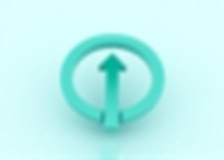 Grafik mit einem aufwärts zeigenden Pfeil